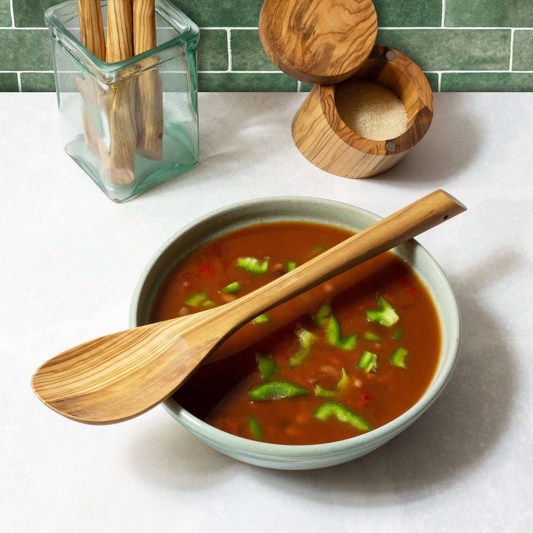 Rock &amp; Branch® Olive Wood Cooking Spoon, Safe for Nonstick