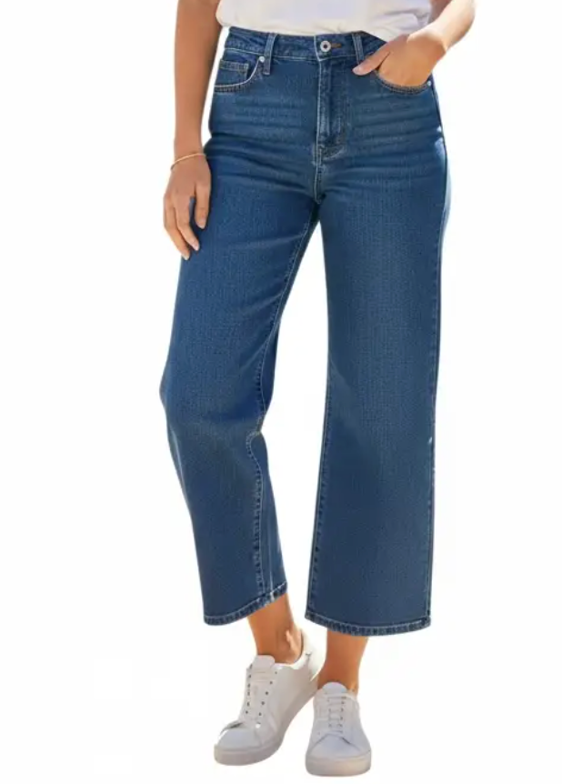 26” Better Butter Wide Leg Cropped Jean in Radley