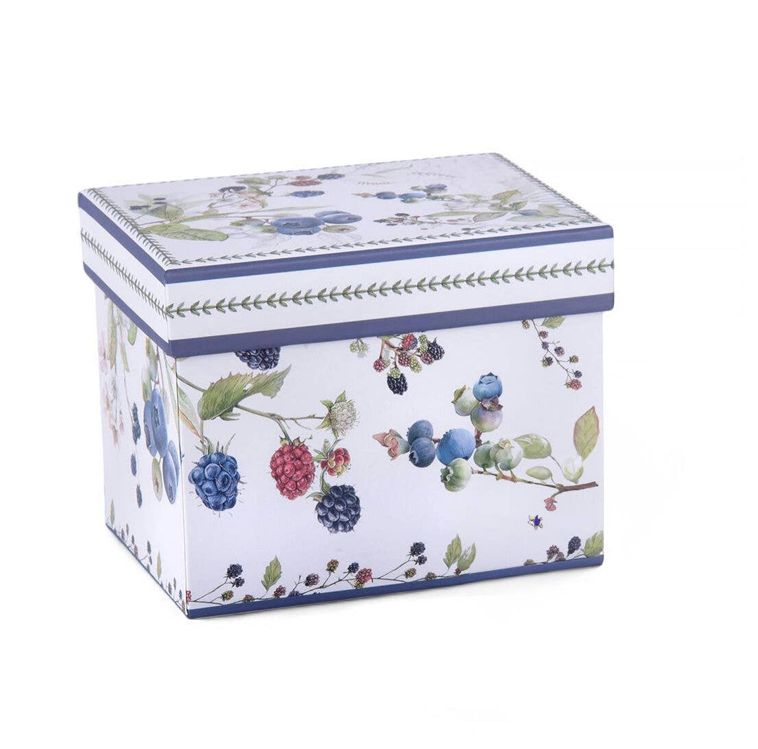 Wild Berries Porcelain Big Belly Mug in Gift Box