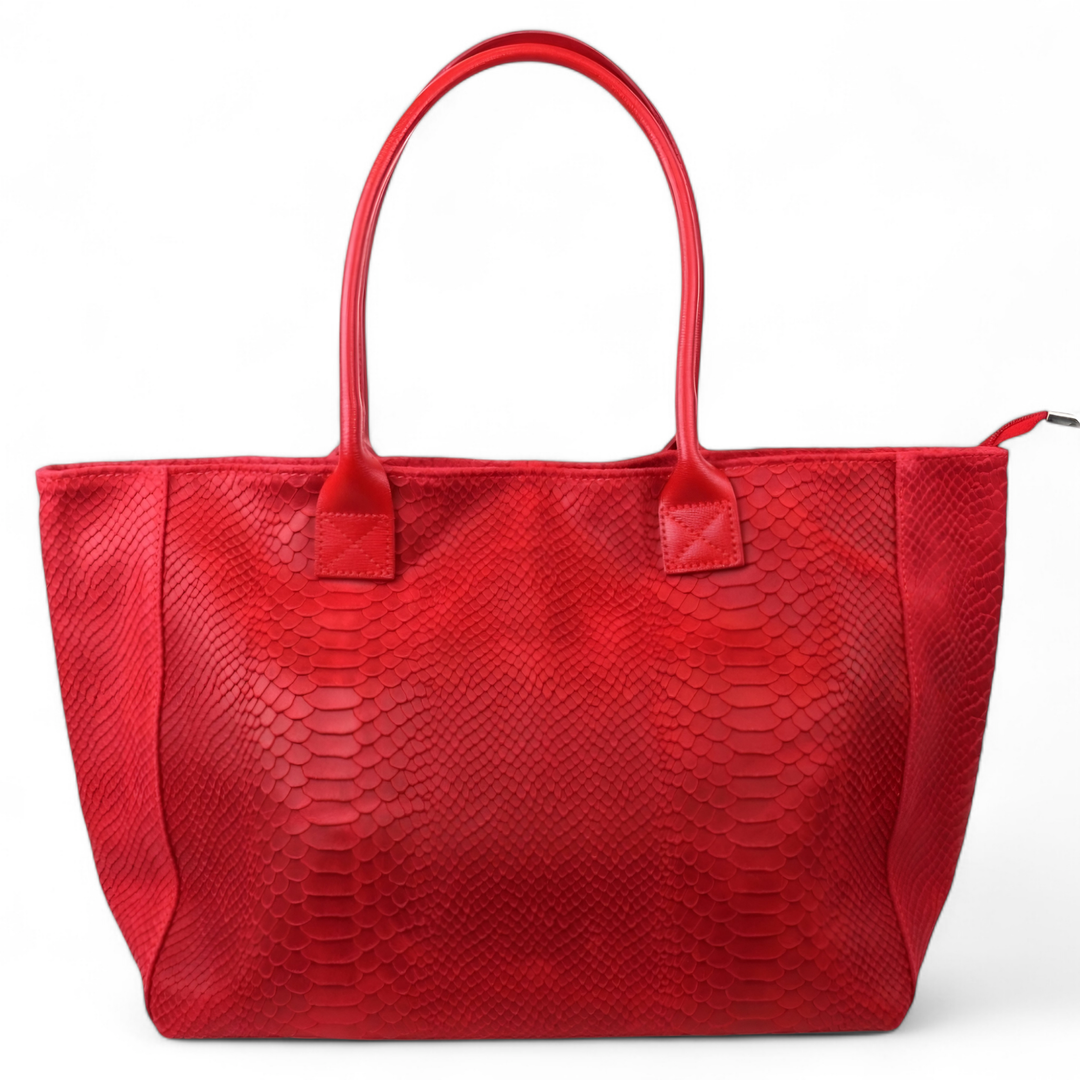 LOLA leather bag – Red – Made in Italy