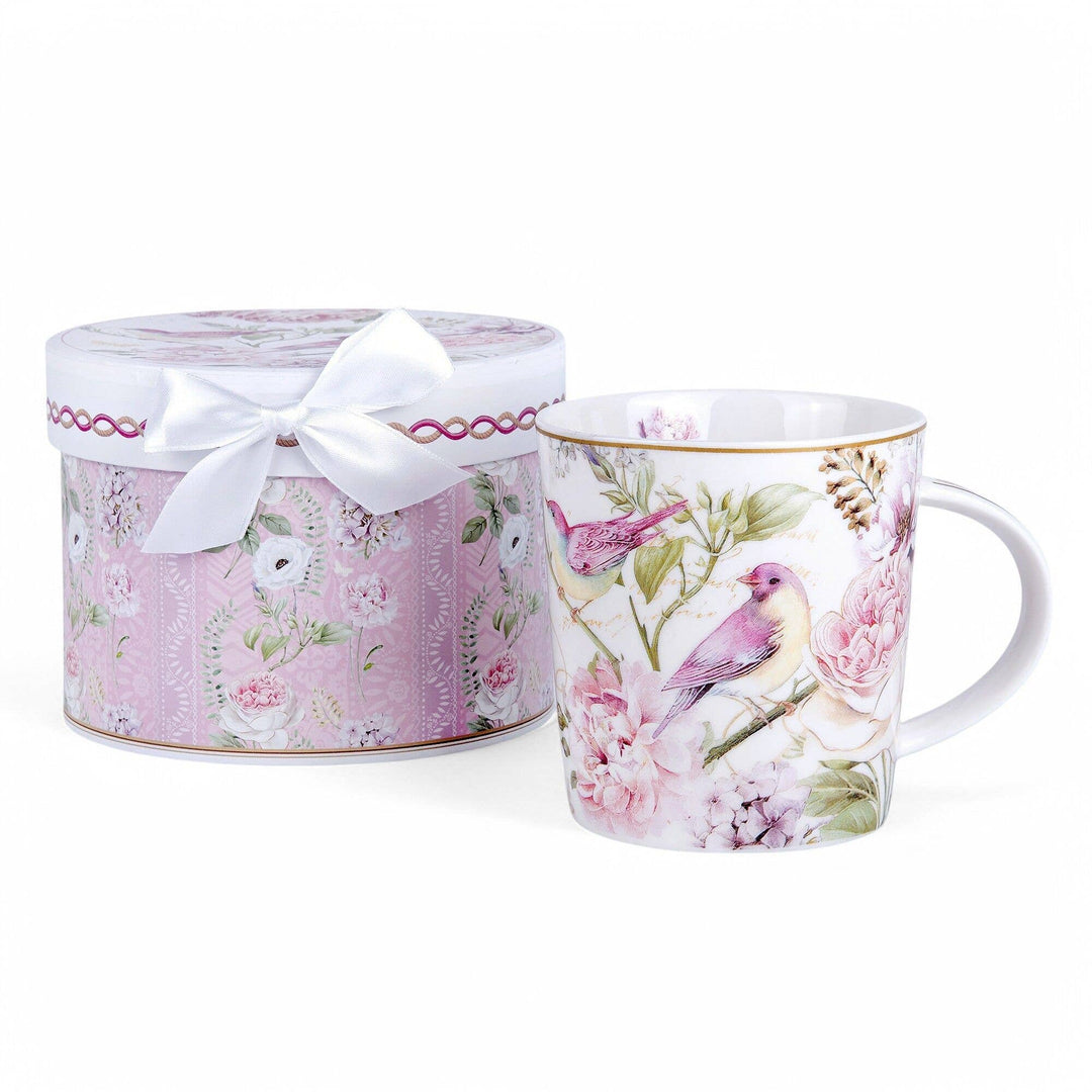 Birds Porcelain Mug 10.14 fl oz (300 ml) in Gift Box