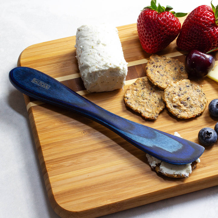 Baltique® Malta Colorful Wooden Cheese Spreader Knife, 8"