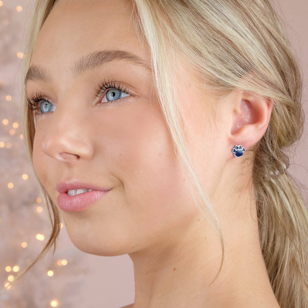 Penn State Paw Stud Earrings