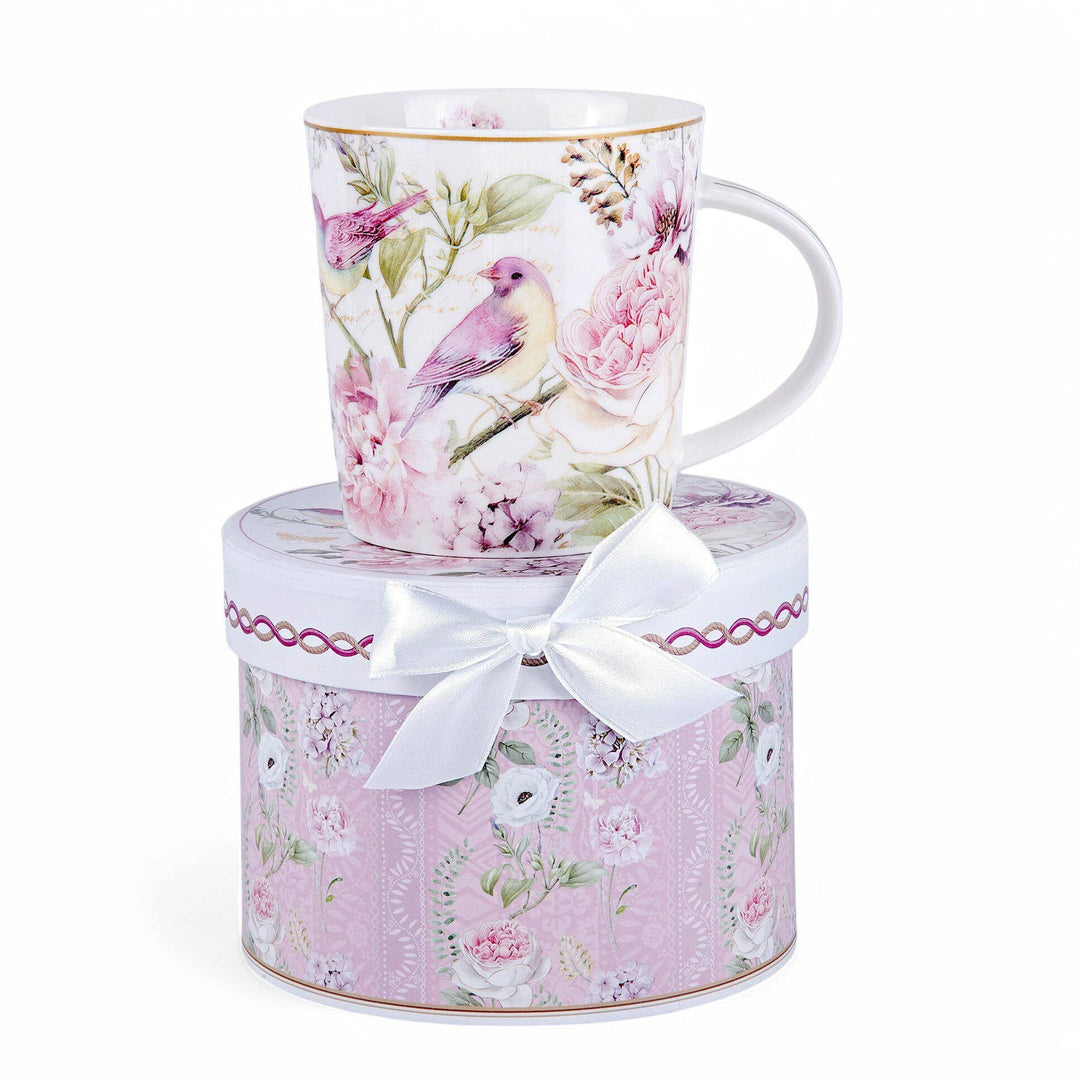 Birds Porcelain Mug 10.14 fl oz (300 ml) in Gift Box