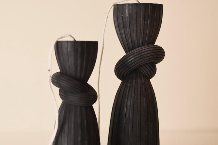 Cylindrical Knot Pillar Candle
