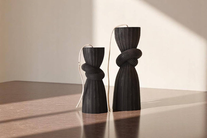 Cylindrical Knot Pillar Candle