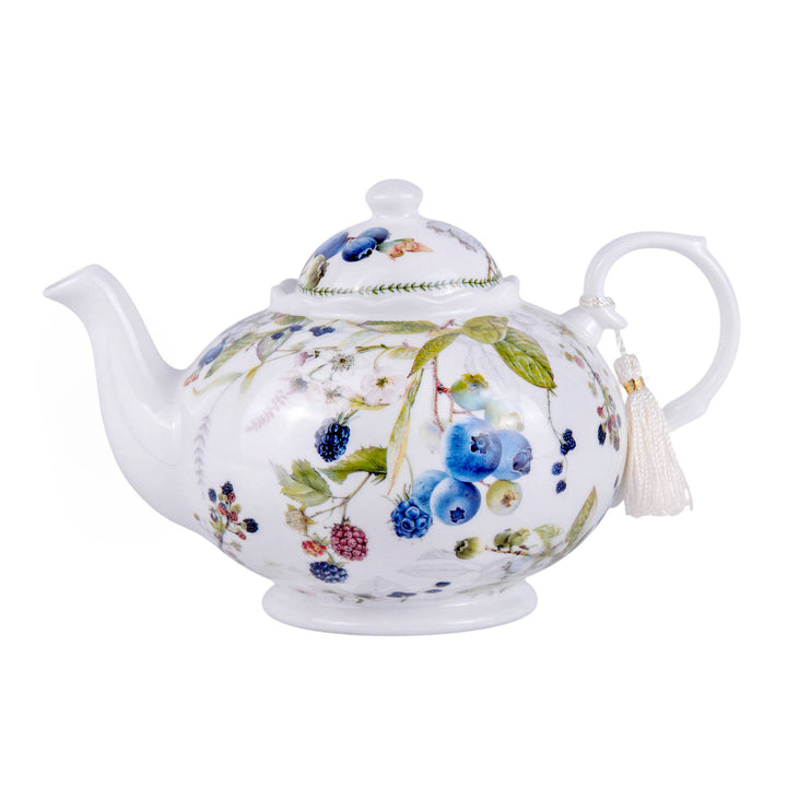Wild Berries Porcelain Teapot in Gift Box