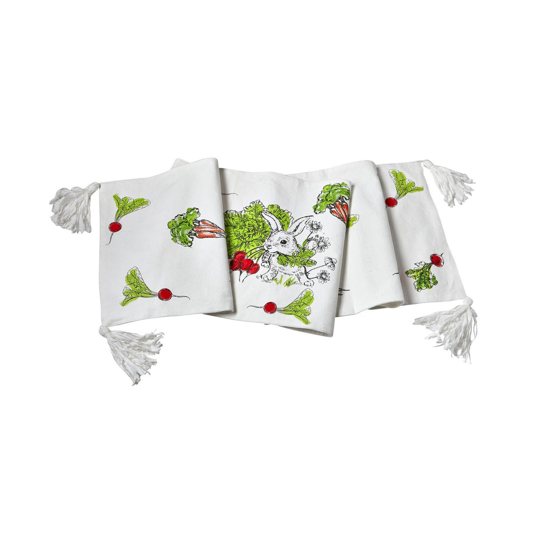 Munching Bunny Runner White Multi Cotton Summer