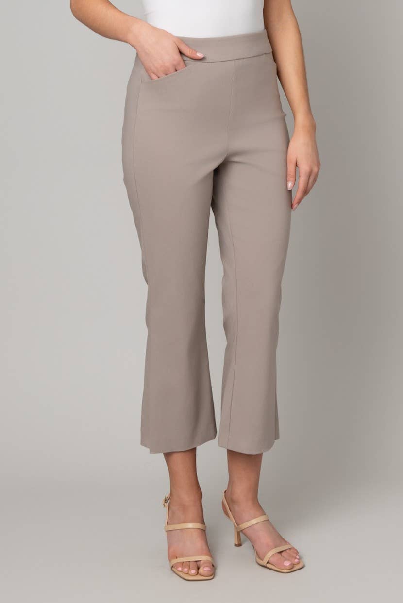 Pull On Millennium Cropped Flare Pant