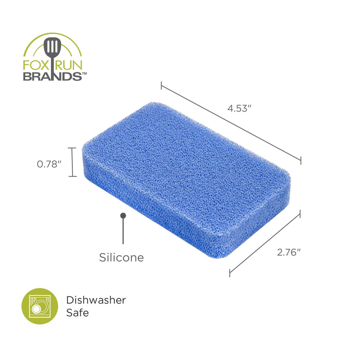 Fox Run Silicone Dish Scrubbers, Set of 6,Safe for Non-Stick
