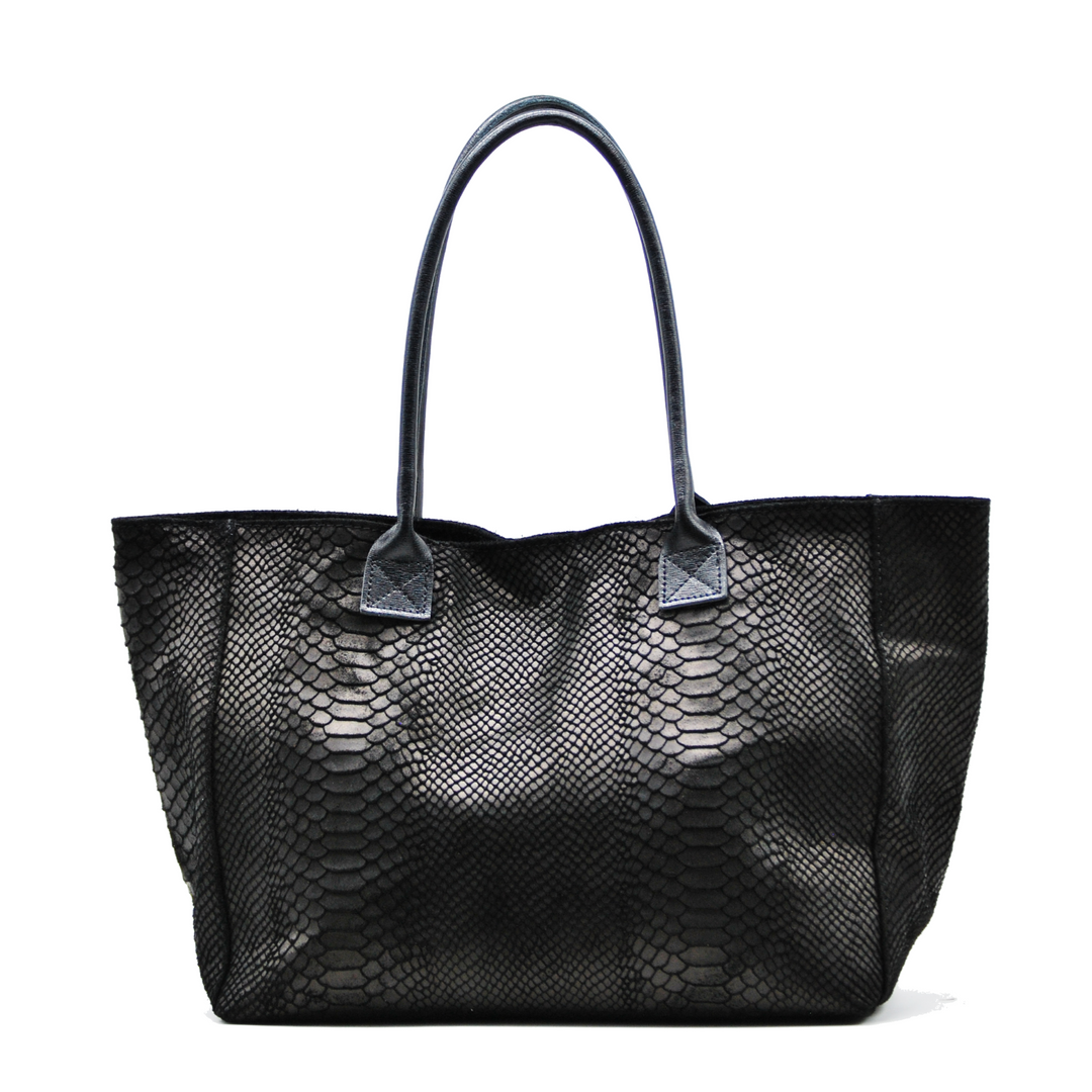 LOLA leather bag – Black – Made in Italy