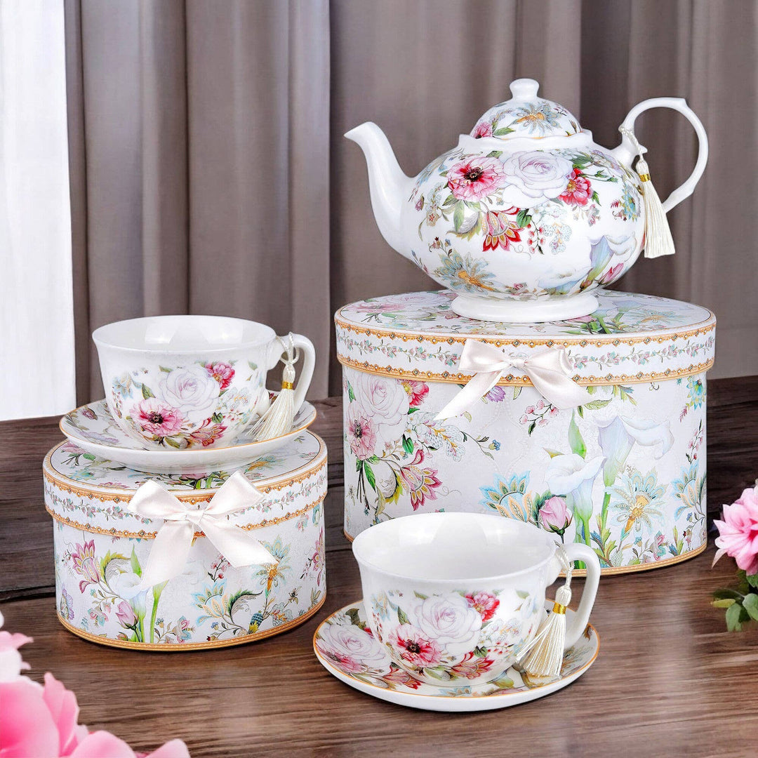 Dream Garden Porcelain Teapot in Gift Box