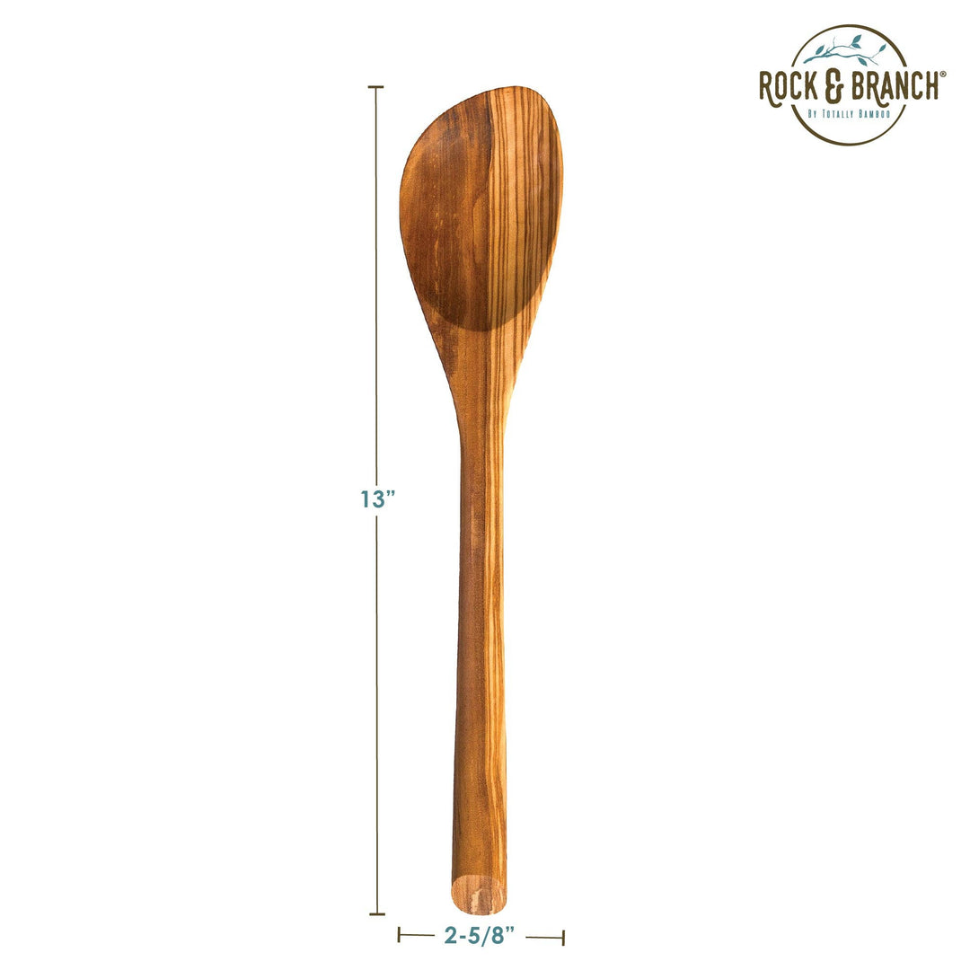 Rock &amp; Branch® Olive Wood Cooking Spoon, Safe for Nonstick