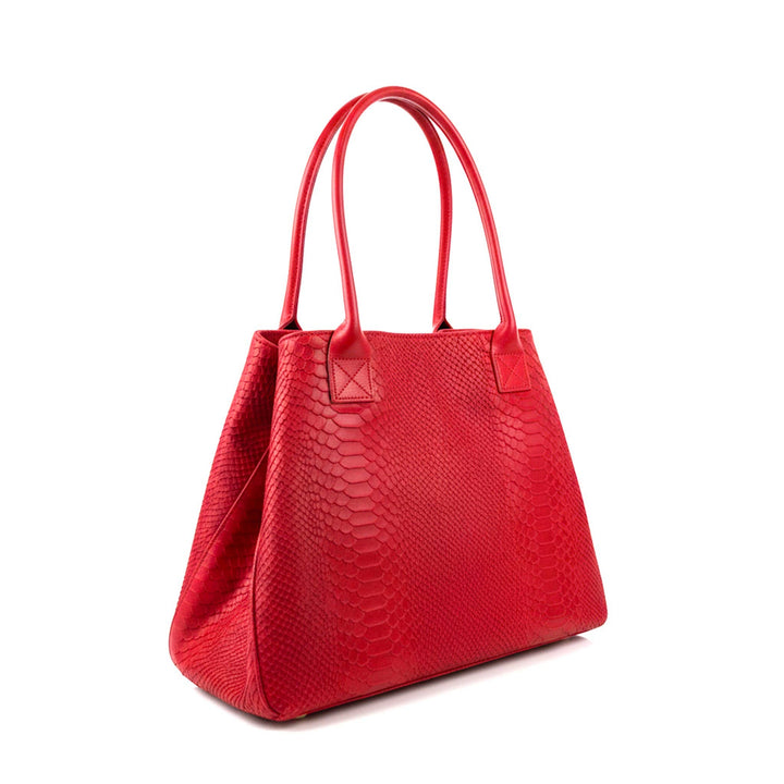 LOLA leather bag – Red – Made in Italy