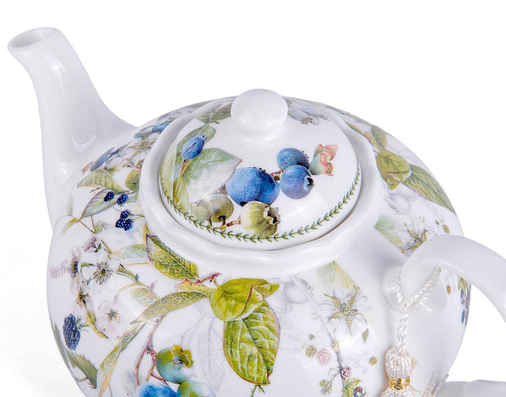 Wild Berries Porcelain Teapot in Gift Box