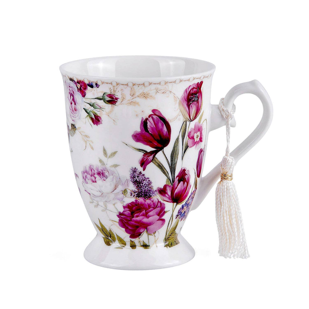 Tulip Porcelain Tea/Coffee Tall Mug in Gift Box