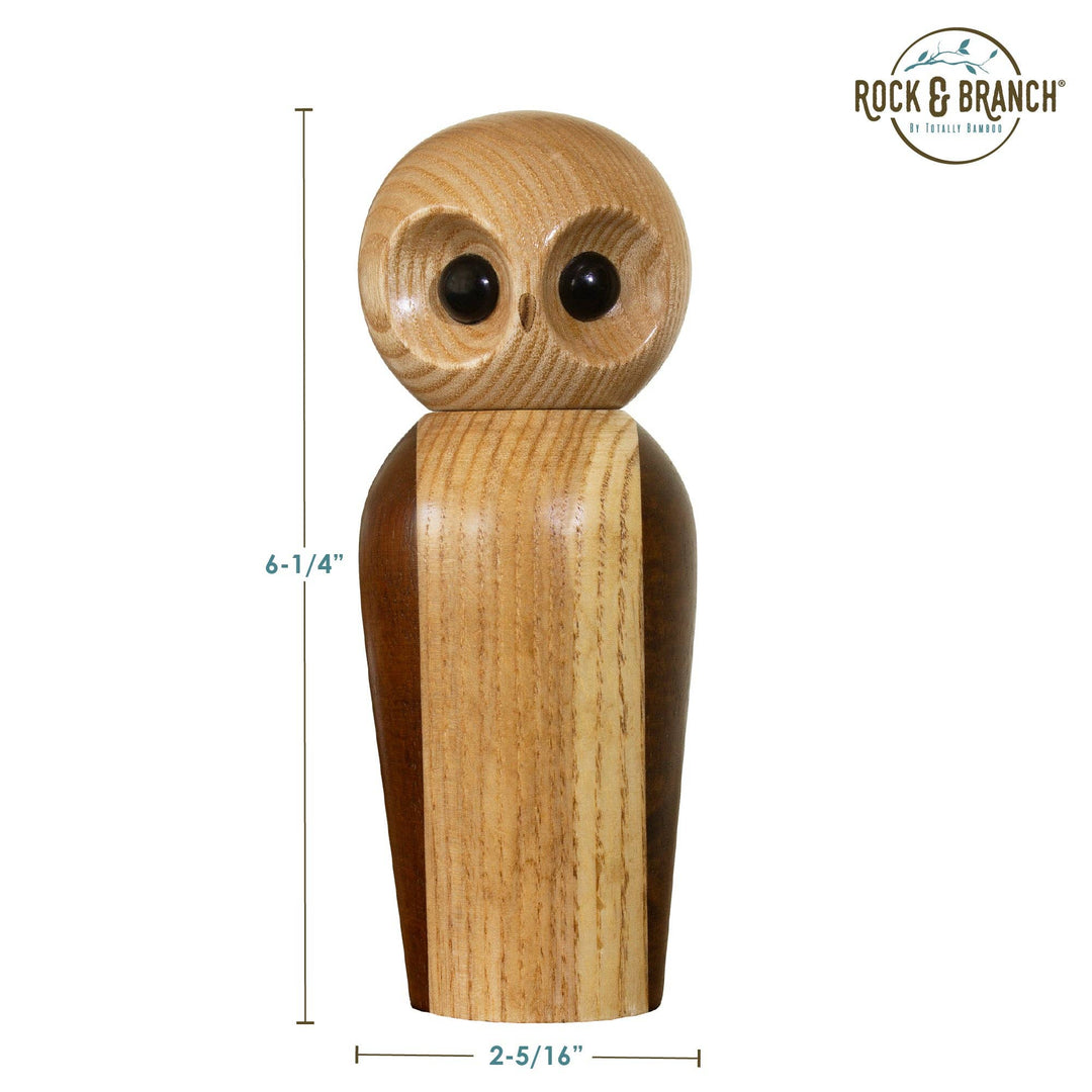 Rock &amp; Branch® Owl Refillable Pepper Mill