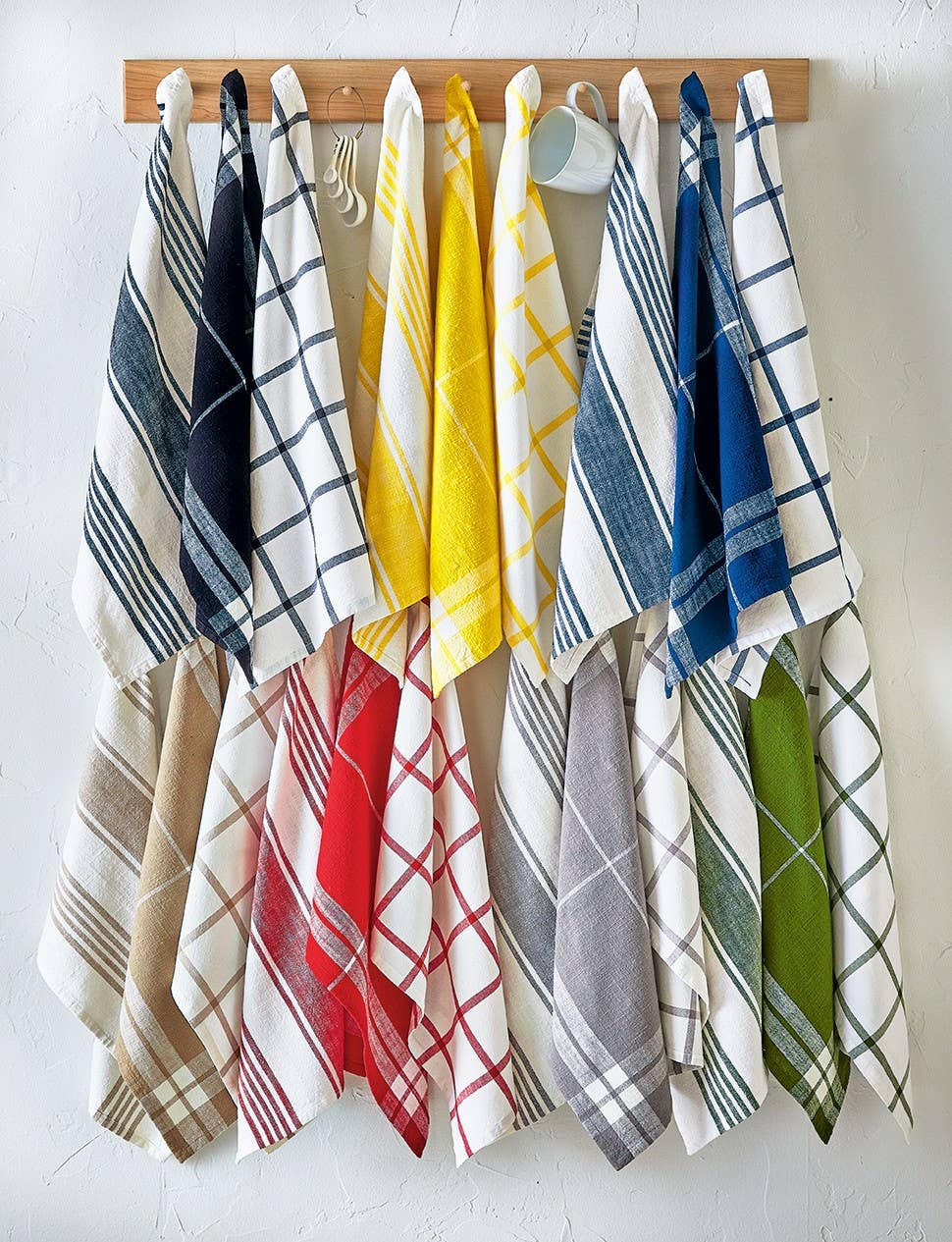 Tag Classic Dishtowel Set/3 Yellow Cotton Everyday