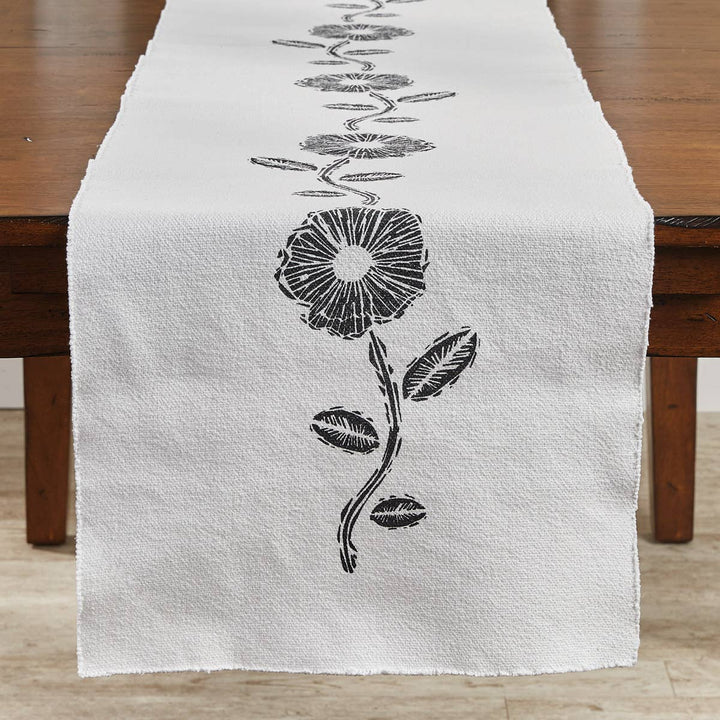 Urban Flower Table Runner 72" L