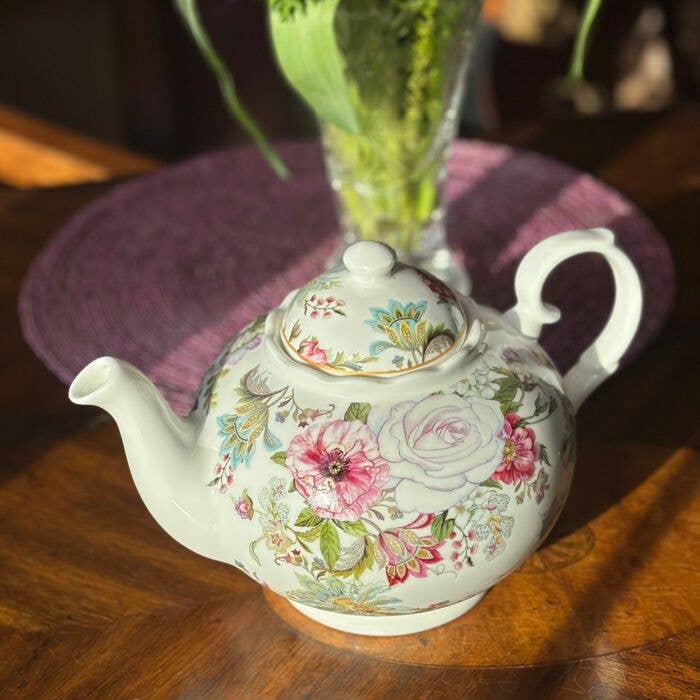 Dream Garden Porcelain Teapot in Gift Box