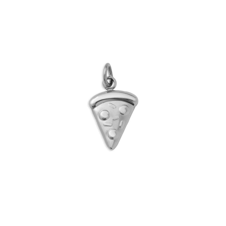 18K Gold PVD Stainless Steel Pizza Charm