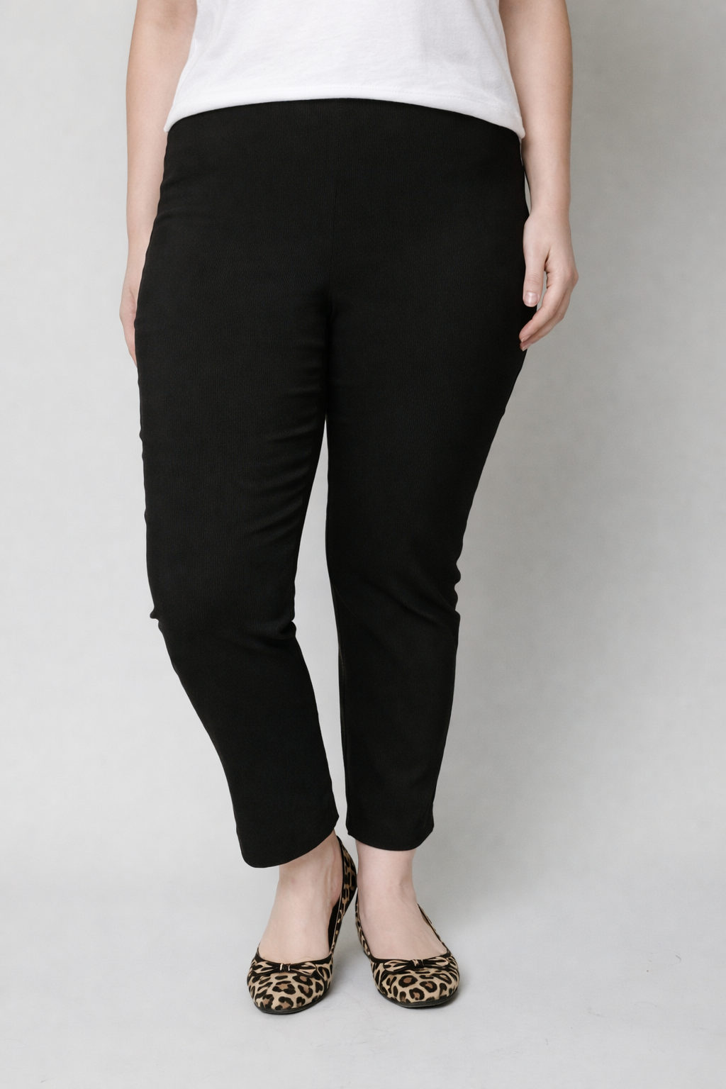 Solid Super Stretch Ankle Pant - Curvy