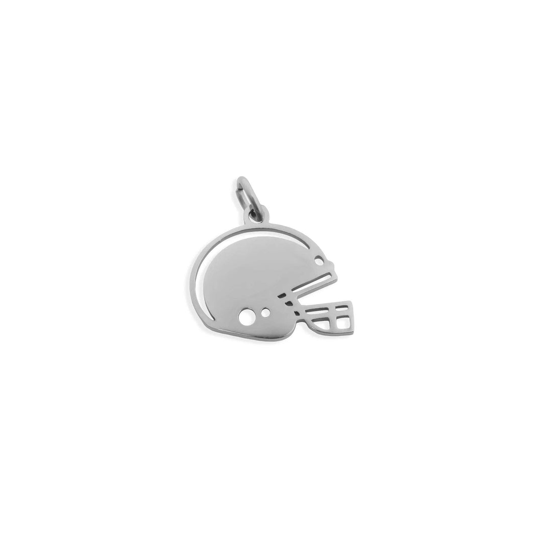 18K Gold PVD Stainless Steel Helmet Charm