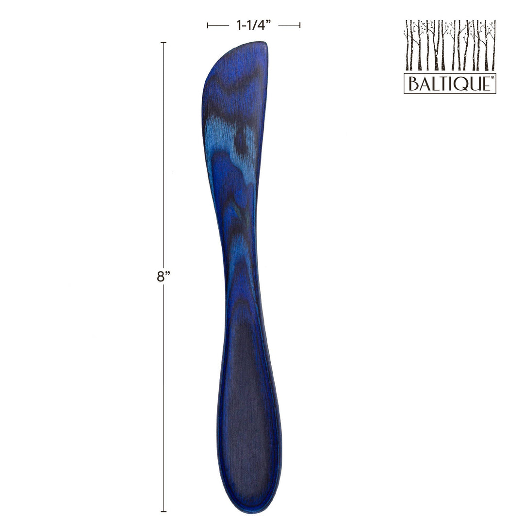 Baltique® Malta Colorful Wooden Cheese Spreader Knife, 8"