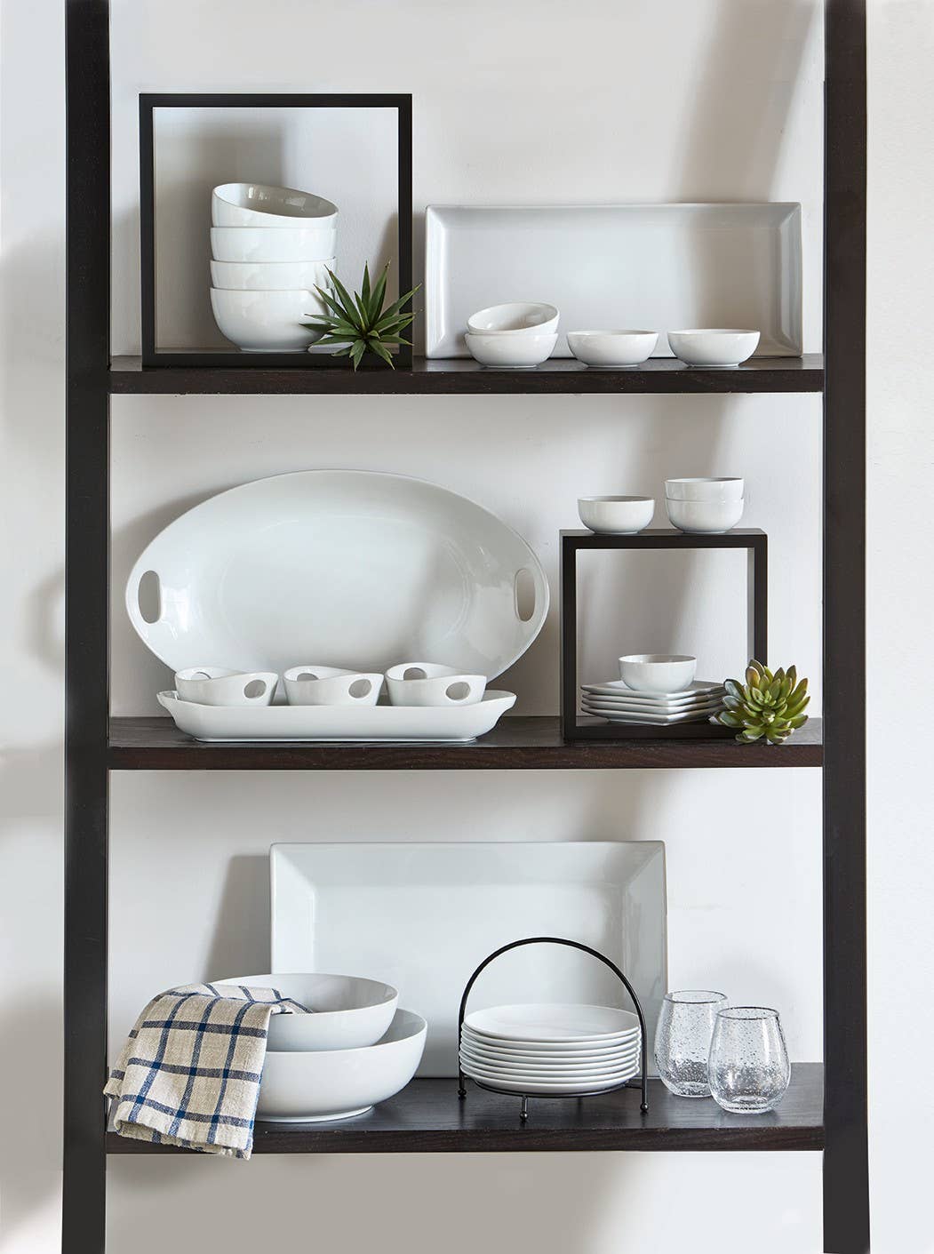 Whiteware Rectangle Serv Platter Porcelain