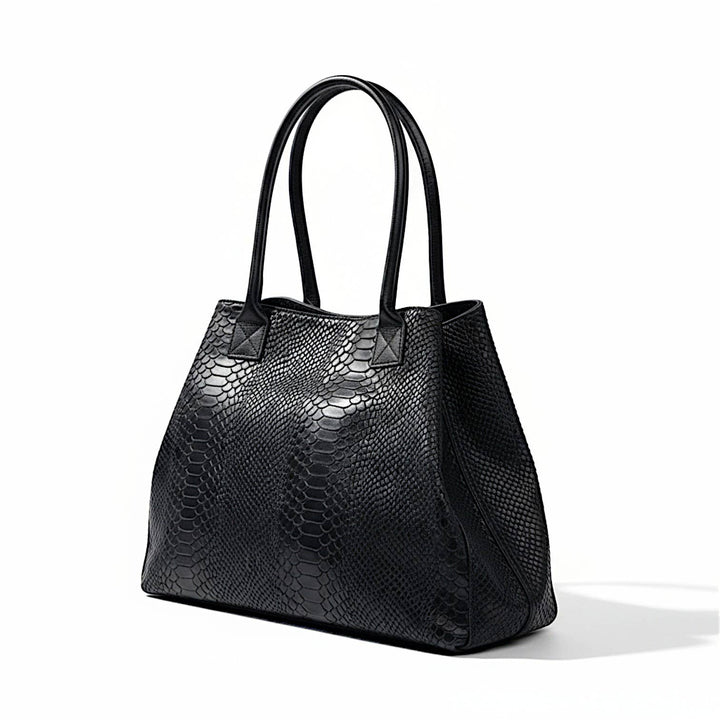 LOLA leather bag – Black – Made in Italy