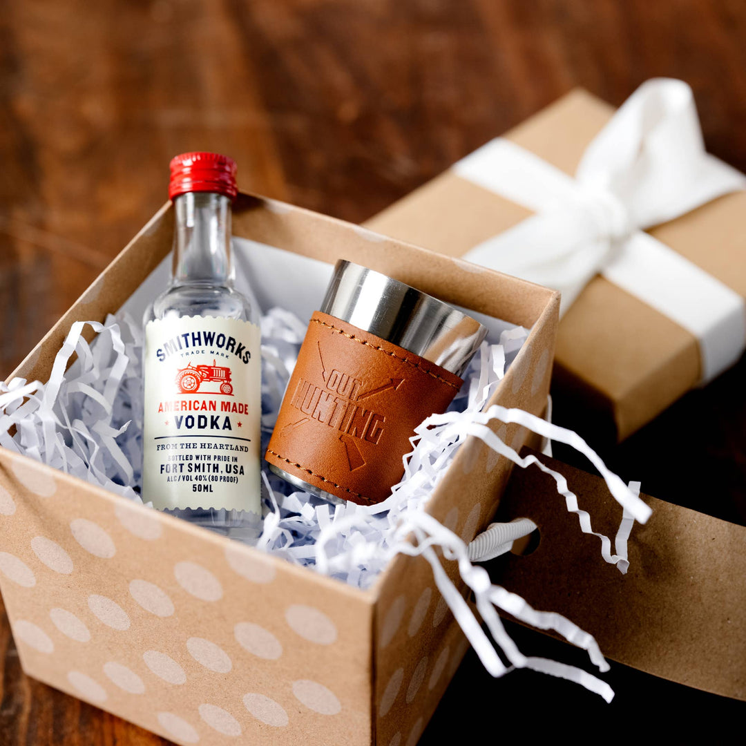 Out Hunting - Stainless Shot Glass with Sleeve