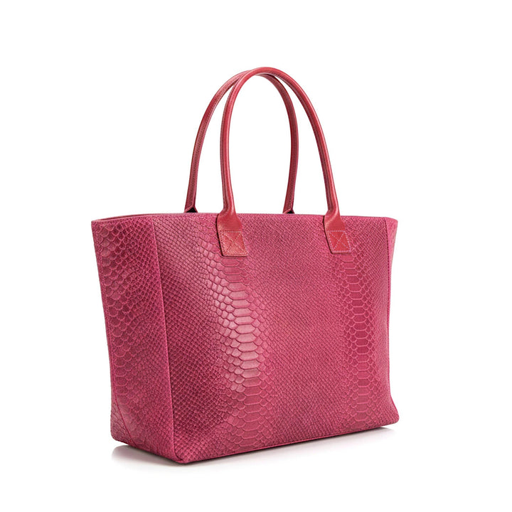 LOLA leather bag – Fuchsia – Made in Italy