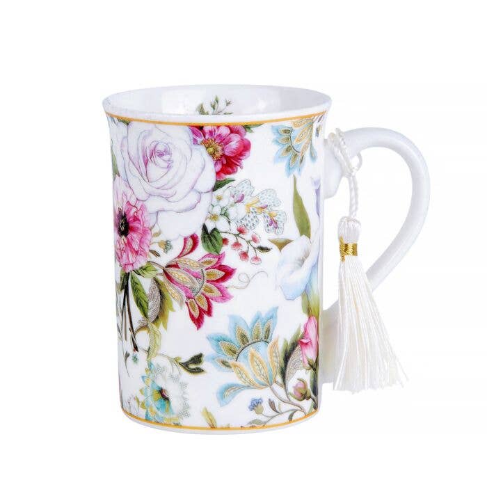 Dream Garden Porcelain Tea/Coffee Mug in Gift Box