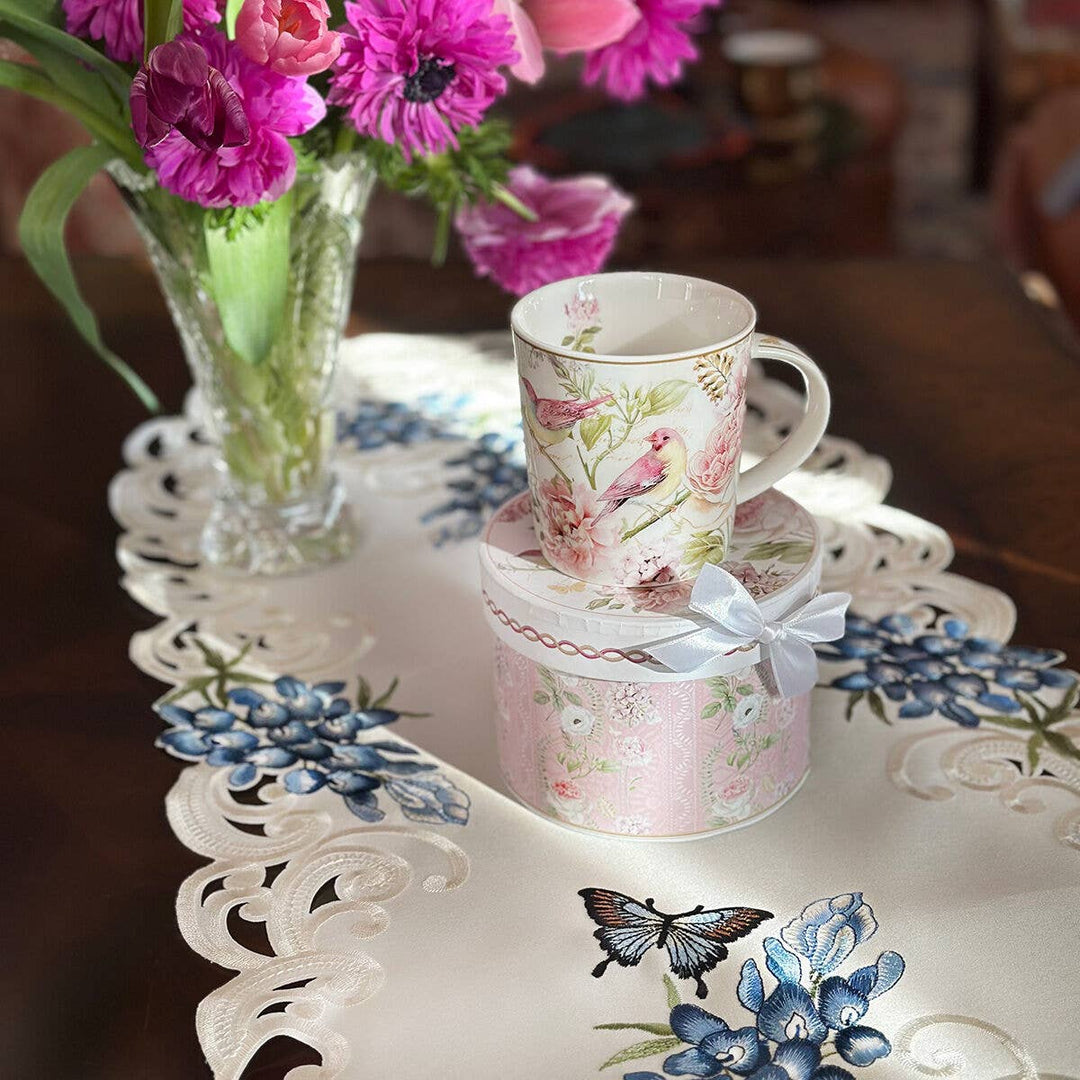 Birds Porcelain Mug 10.14 fl oz (300 ml) in Gift Box