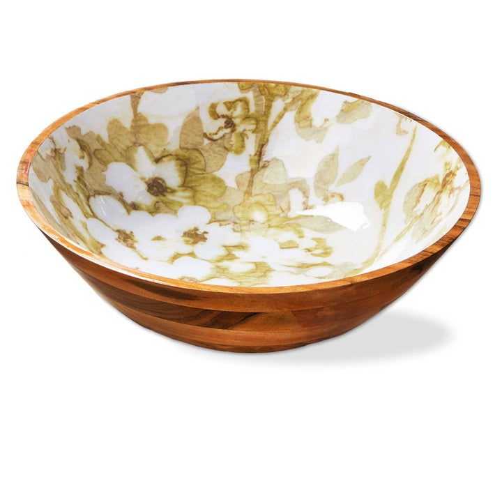Magnolia Serving Bowl Multi Acacia Wood Summer