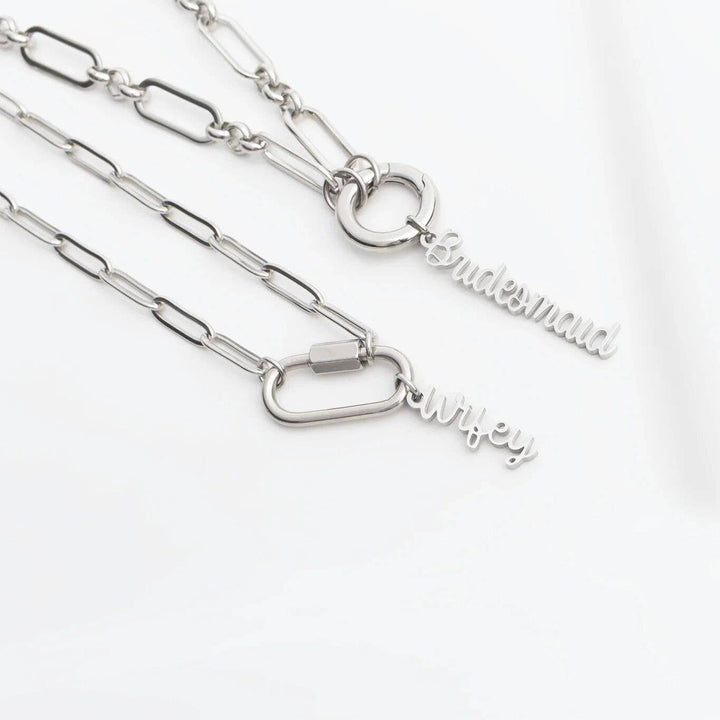 18K Gold PVD Stainless Steel Wifey or Bridesmaid Charms