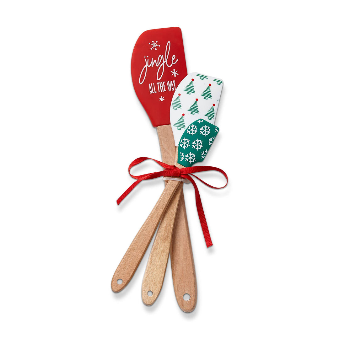 Festive Spatula Set of 3 Multi Silicone Christmas
