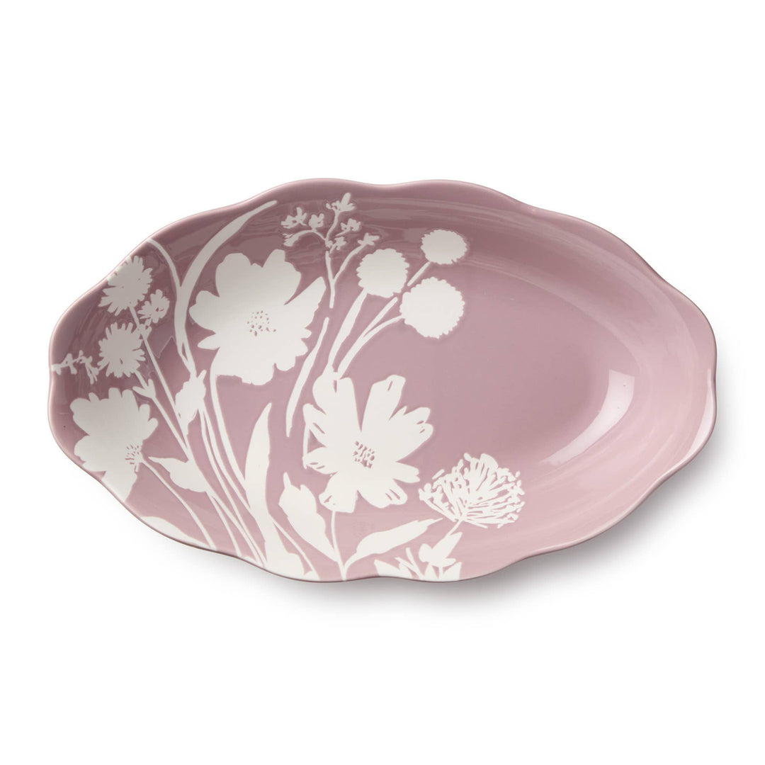 Wildflowers Wax off Oval Bowl